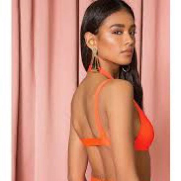 Tiger Mist Sylvia Top Bralette Orange - Picture 2 of 3